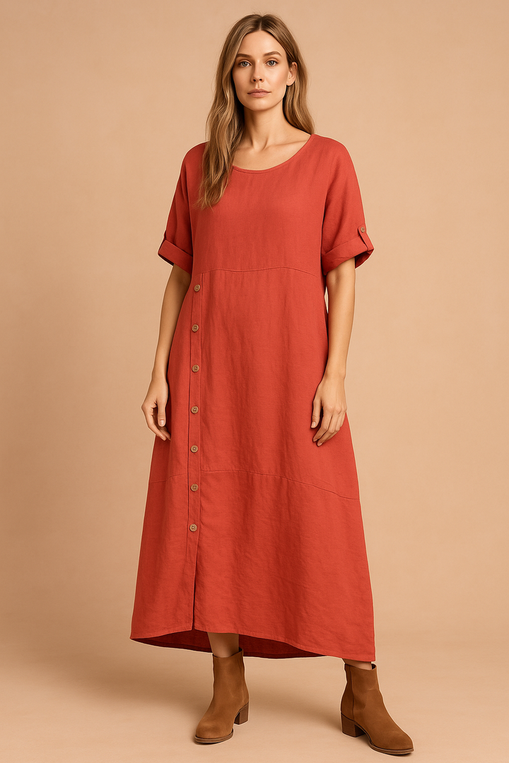 Elegantes Damenkleid Lang – Vielseitig & Bequem für Sommer – Stilvolle Kleider für Damen 0
