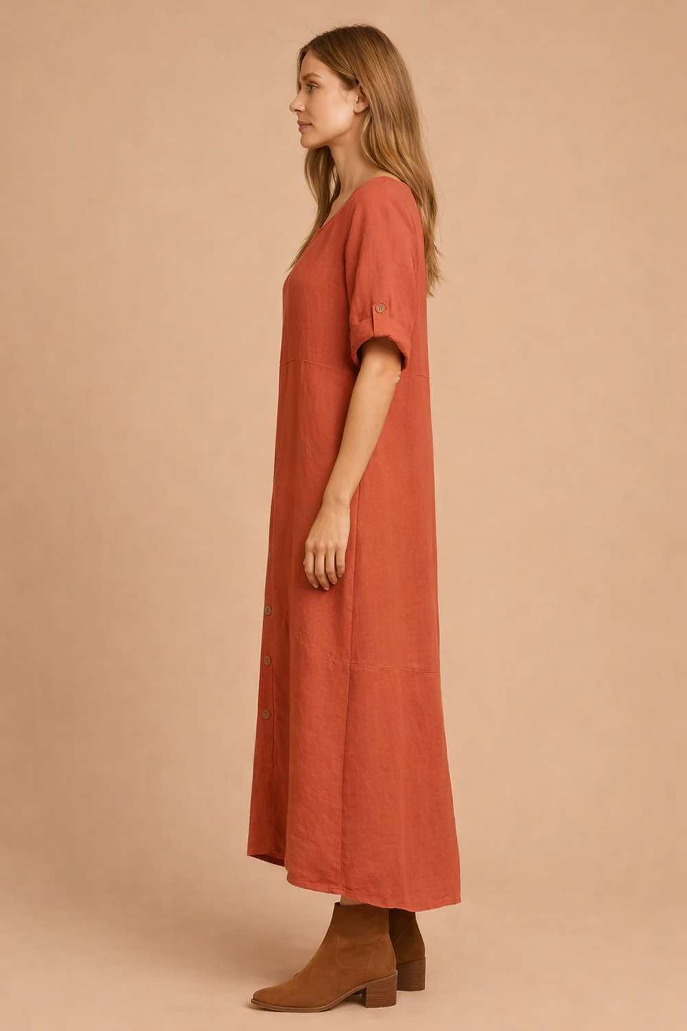 Elegantes Damenkleid Lang – Vielseitig & Bequem für Sommer – Stilvolle Kleider für Damen 1