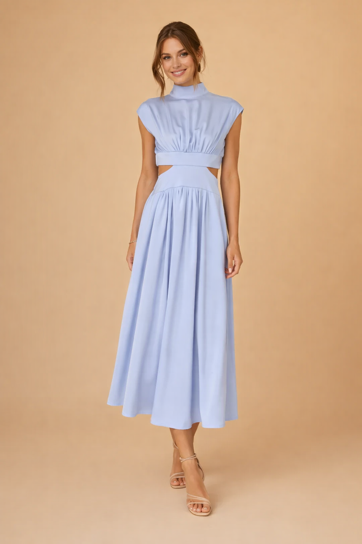 Elegantes Damenkleid Maxikleid für Sommer – Lässig und Stilvoll, Feminine Silhouette, Perfekt für Gartenpartys und Strandtage 3