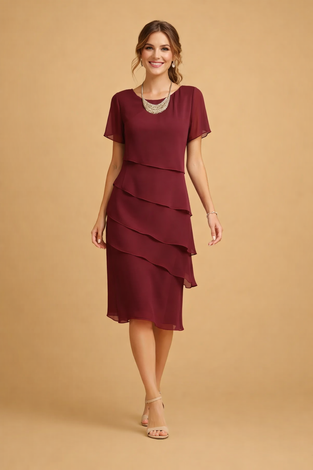 Elegantes Damenkleid – Festliche Kleider für Frühling und Sommer, Vielseitig und Stilvoll für Jeden Anlass 0