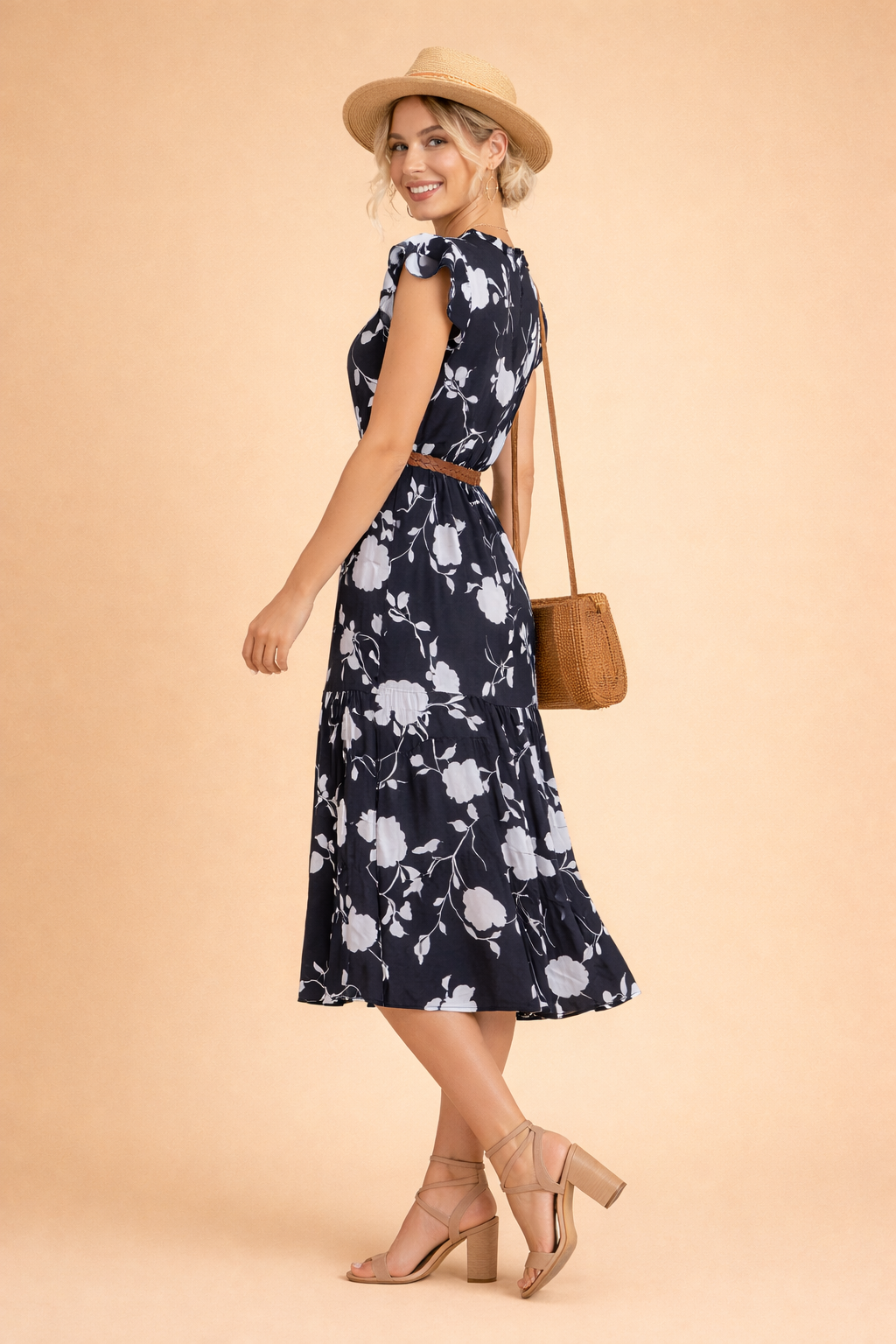 Elegantes Damenkleid – Taillierter Schnitt für Stil und Komfort, Ideal für Sommer, Vielseitiges Kleid für Jede Gelegenheit 3