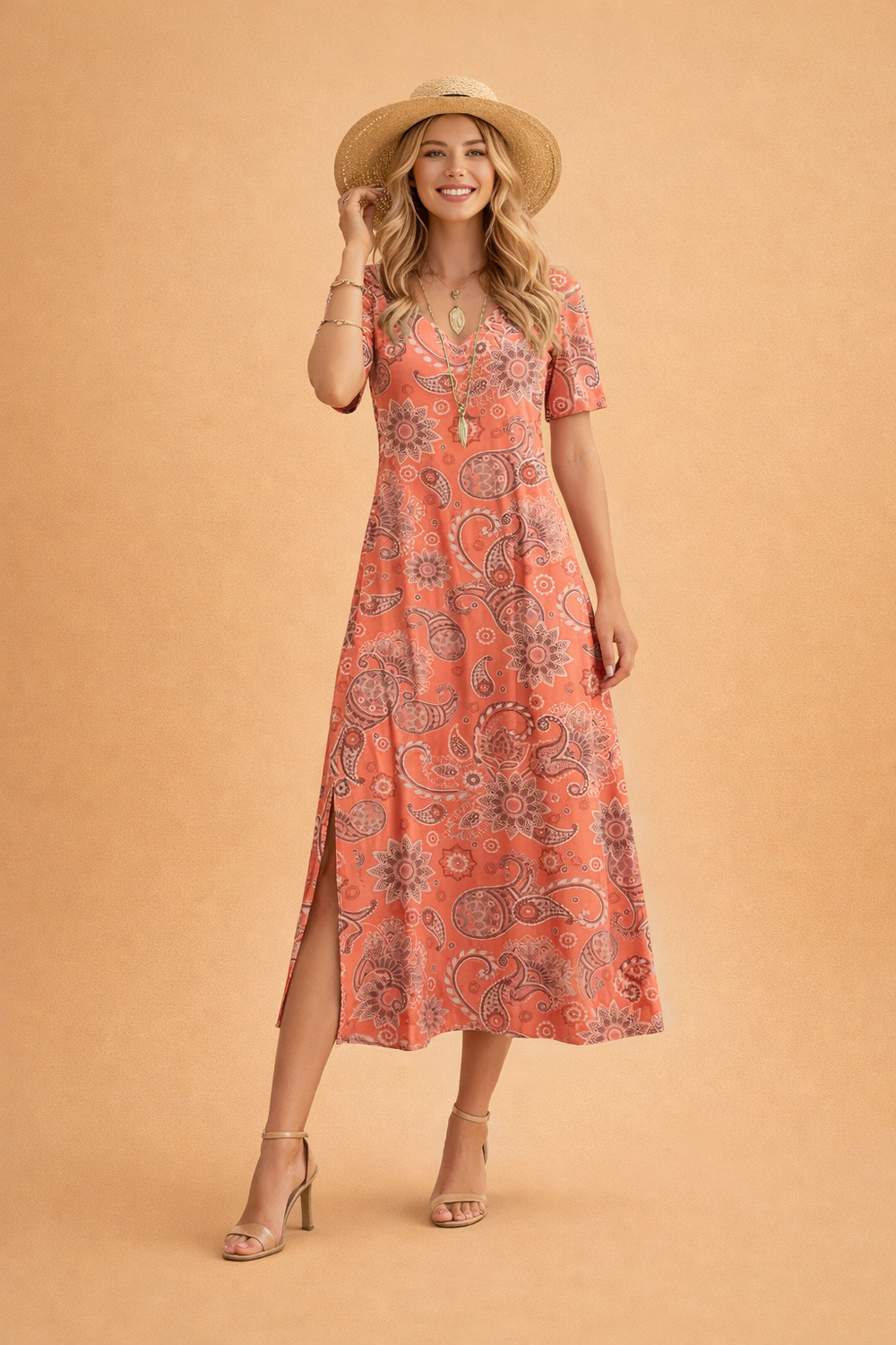 Elegantes Damenkleid – Vielseitiges Festliches Kleid für Hochzeitsgast und Jede Gelegenheit 1