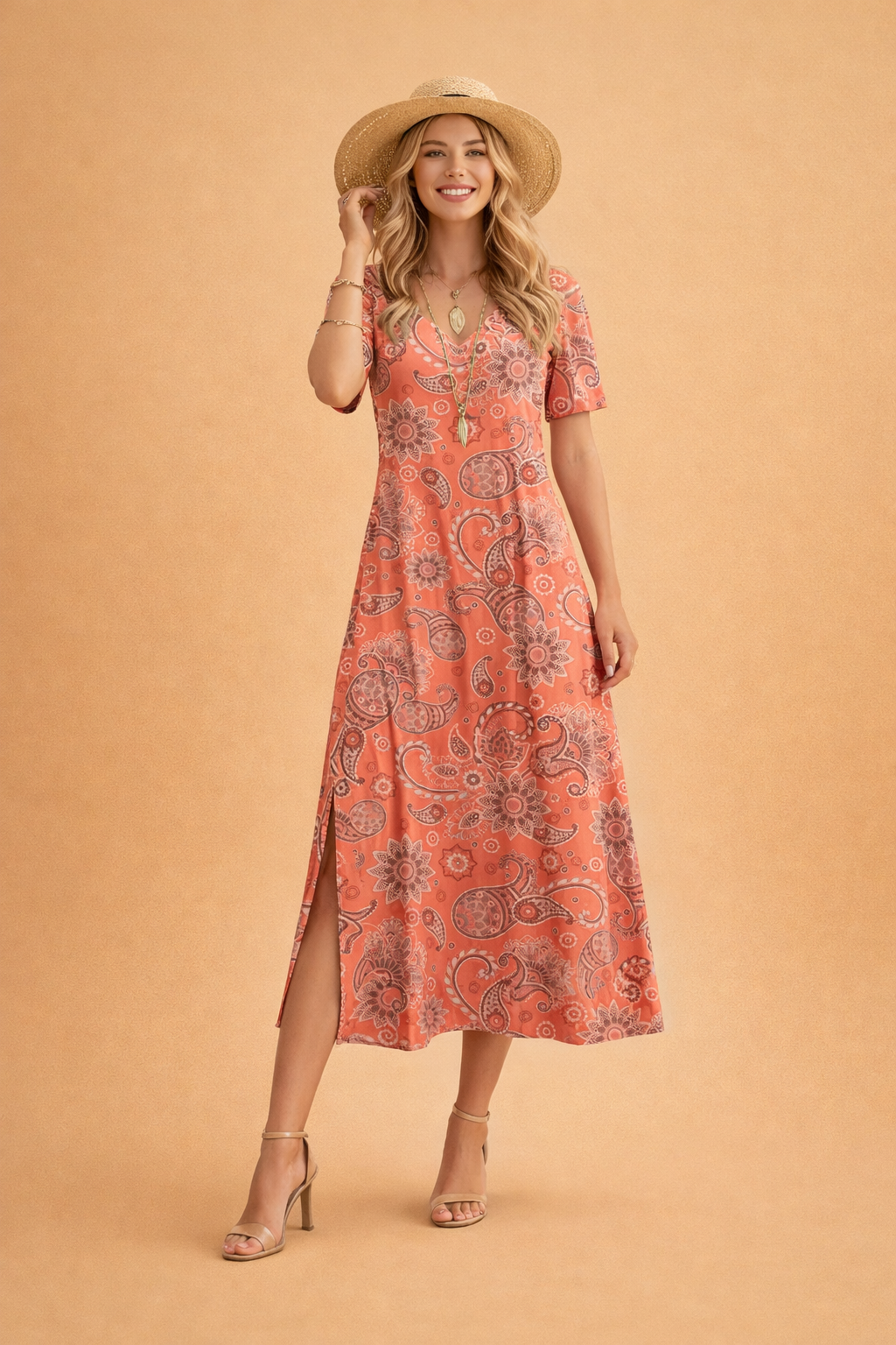Elegantes Damenkleid – Vielseitiges Festliches Kleid für Hochzeitsgast und Jede Gelegenheit 1