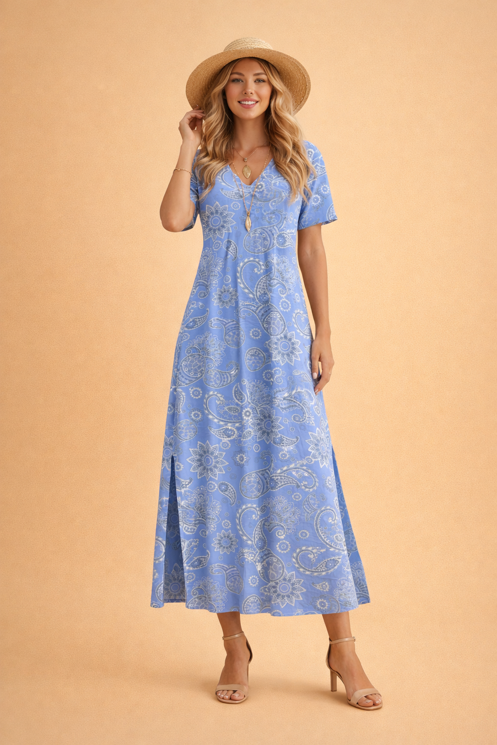 Elegantes Damenkleid – Vielseitiges Festliches Kleid für Hochzeitsgast und Jede Gelegenheit 2