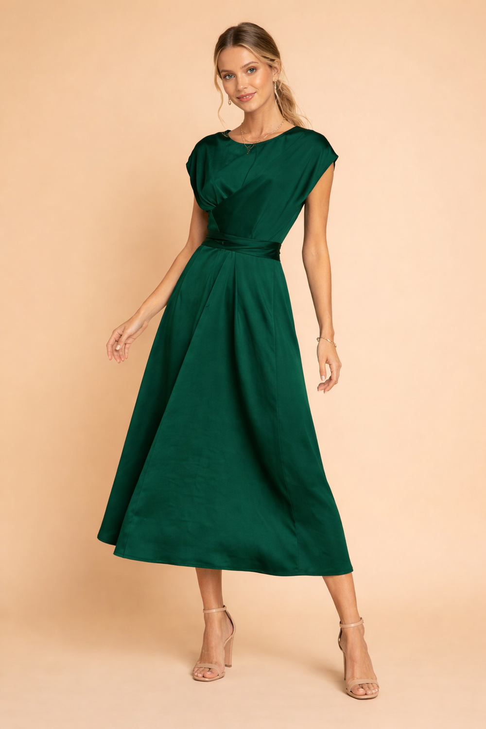 Elegantes Damenkleid für Festliche Anlässe – Hochzeitsgast Kleid mit Schickem Design und Femininer Passform 1