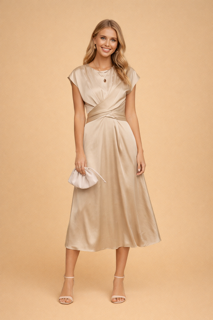 Elegantes Damenkleid für Festliche Anlässe – Hochzeitsgast Kleid mit Schickem Design und Femininer Passform 3