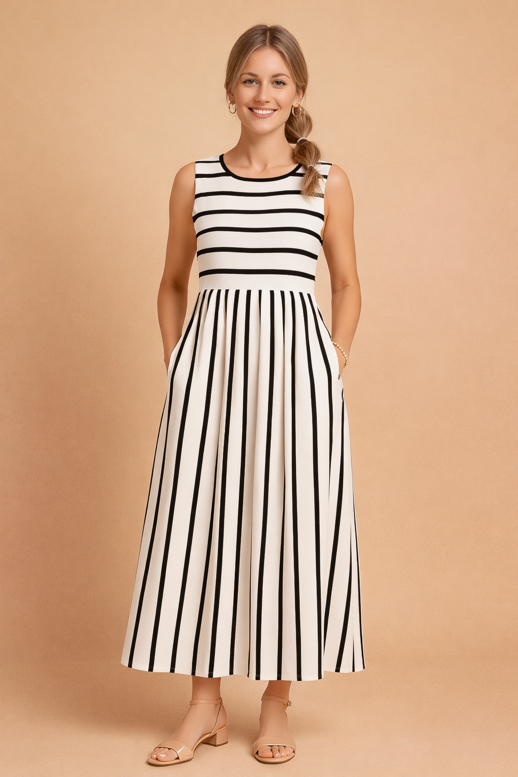Elegantes Damenkleid für den Sommer | Vielseitig und Bequem 0