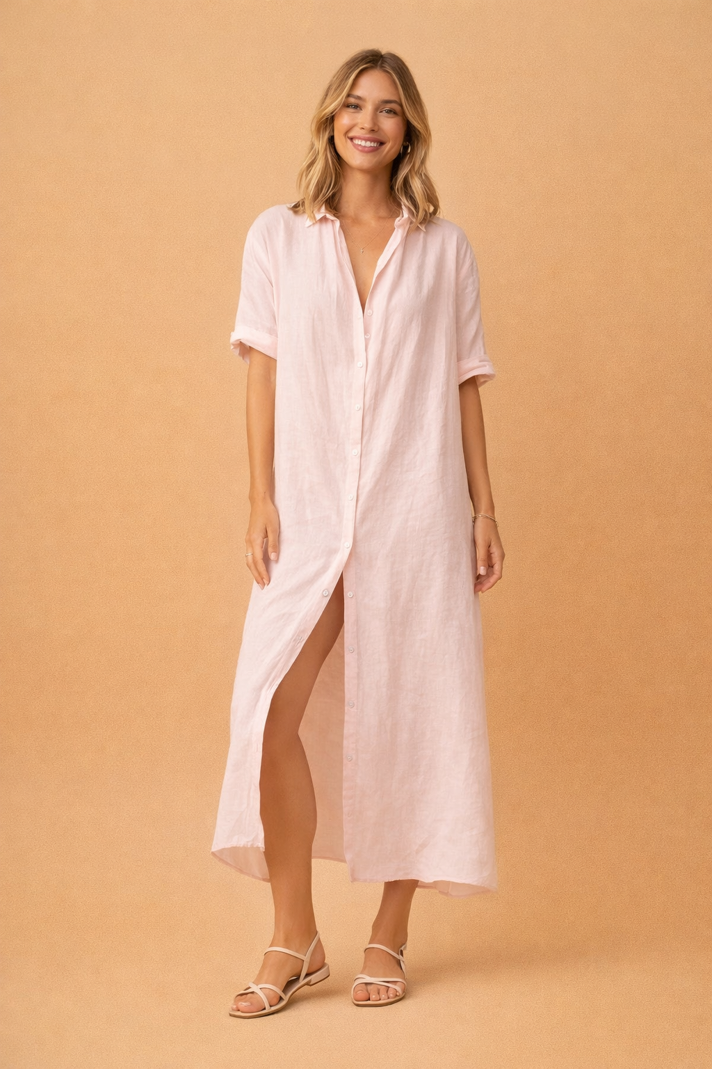Elegantes Frühlingskleid für Frauen – Leichtes, luftiges Design für warme Tage 0