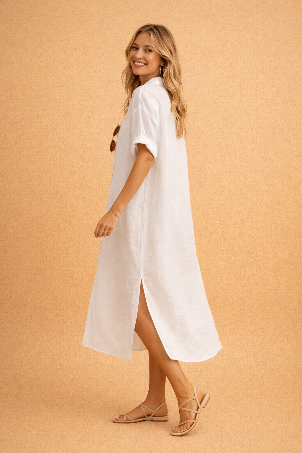 Elegantes Frühlingskleid für Frauen – Leichtes, luftiges Design für warme Tage 4