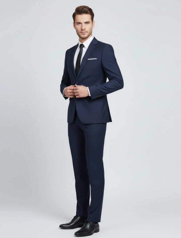 Elegantes Herren Zweiteiliges Anzug Set für Herbst und Winter – Modern und Zeitlos 0