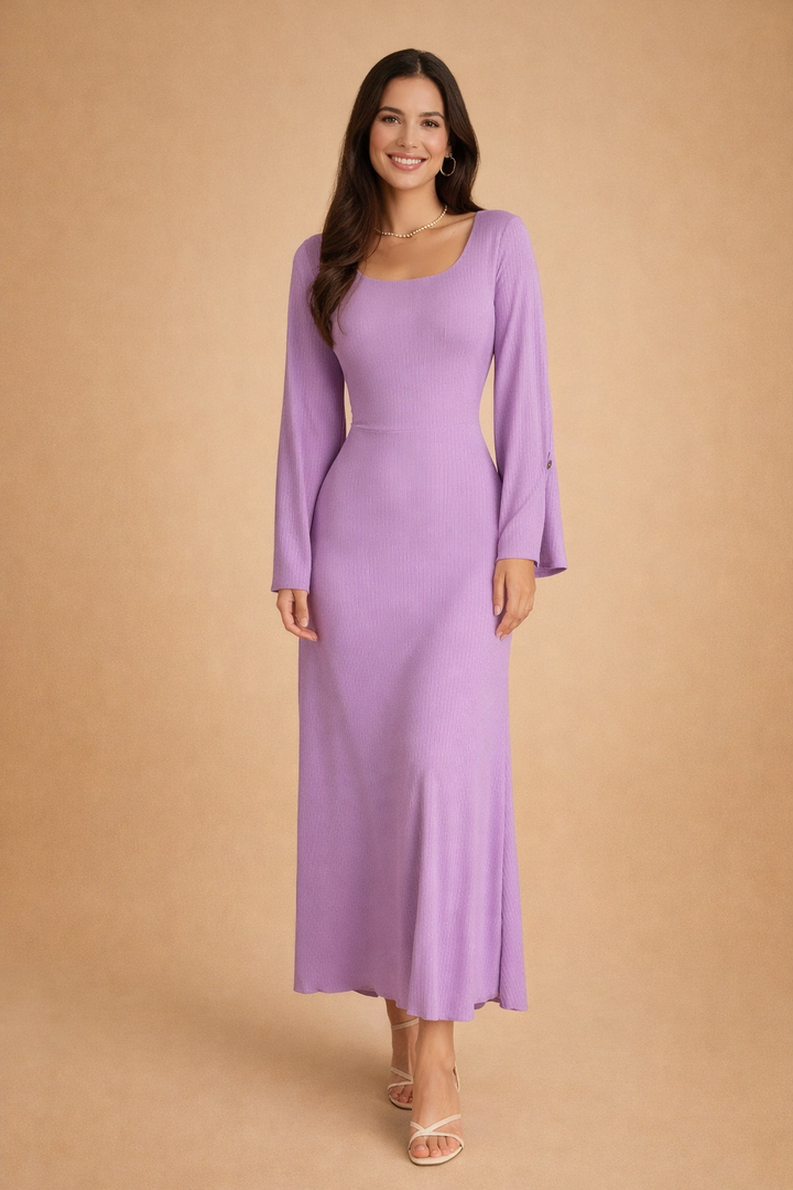 Elegantes Langarmkleid für Frauen – Zeitloses Design für jeden Anlass 0