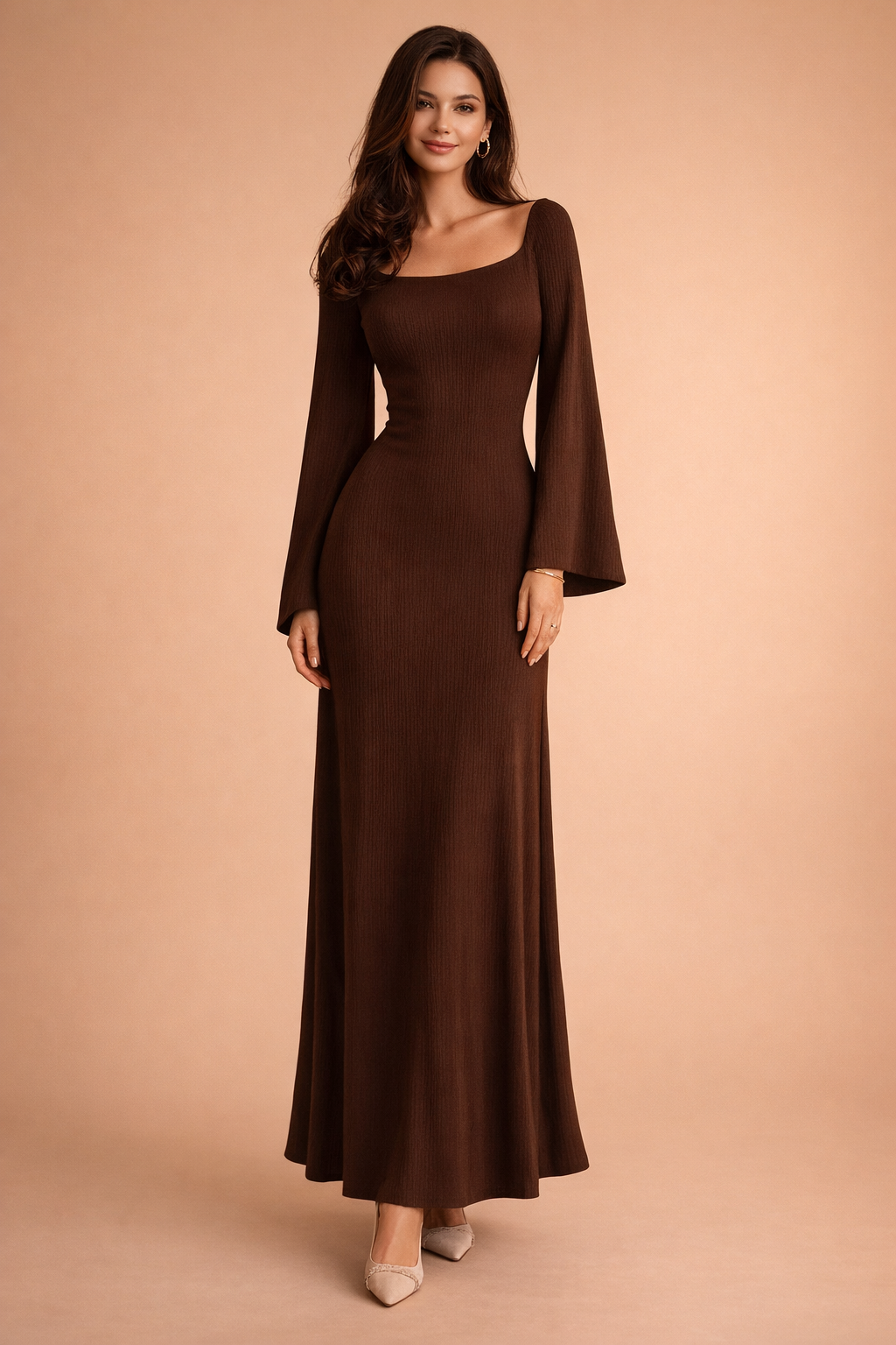 Elegantes Langarmkleid für Frauen – Zeitloses Design für jeden Anlass 4