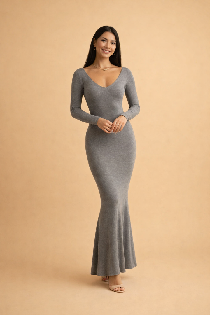Elegantes Maxikleid Damen | Figurbetontes Sommerkleid für Lange Kleider | Stilvoll für Warme Nächte 3