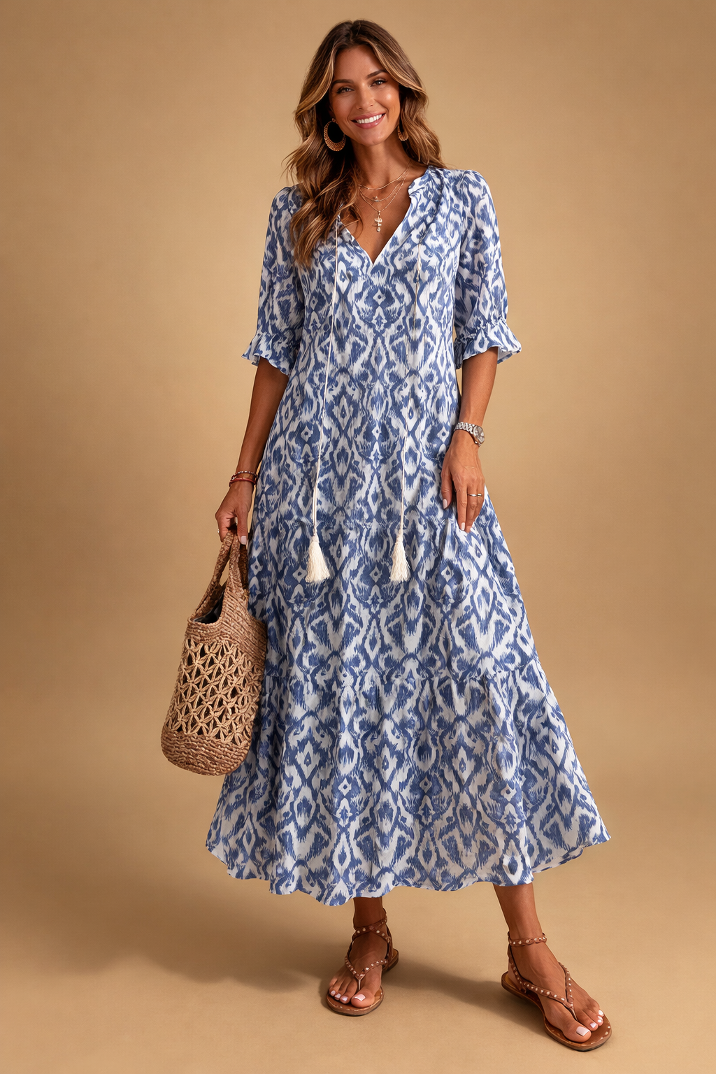 Elegantes Maxikleid für Damen – Sommerliche Leichtigkeit und Stil 1