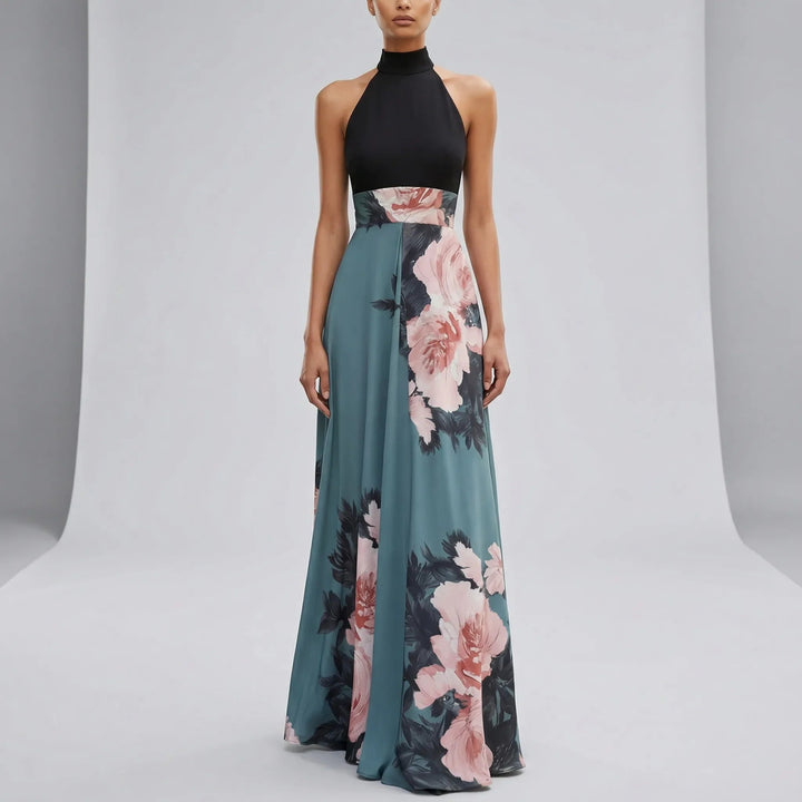 Elegantes Maxikleid für Damen mit Blumenmuster – Perfekt für Sommeranlässe 2