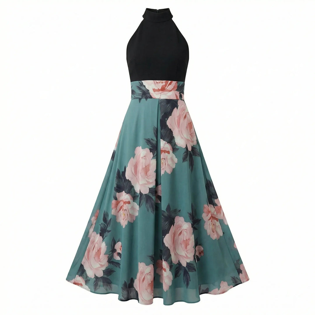 Elegantes Maxikleid für Damen mit Blumenmuster – Perfekt für Sommeranlässe 4