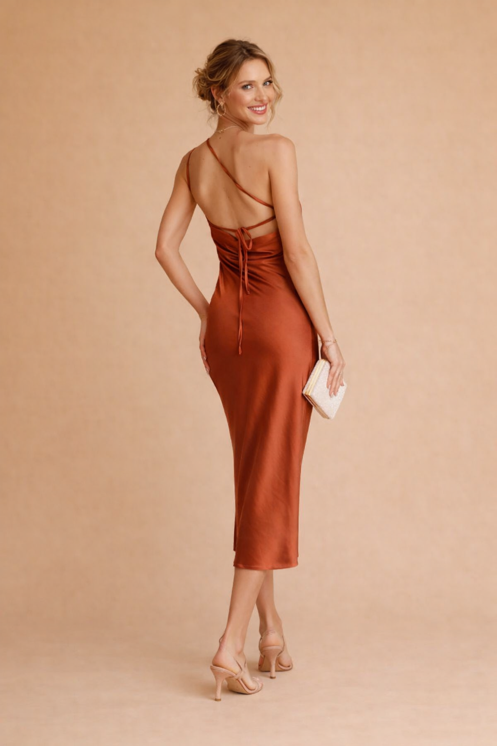 Elegantes Maxikleid für Frauen | Vielseitiges Sommerkleid mit One-Shoulder-Ausschnitt 6