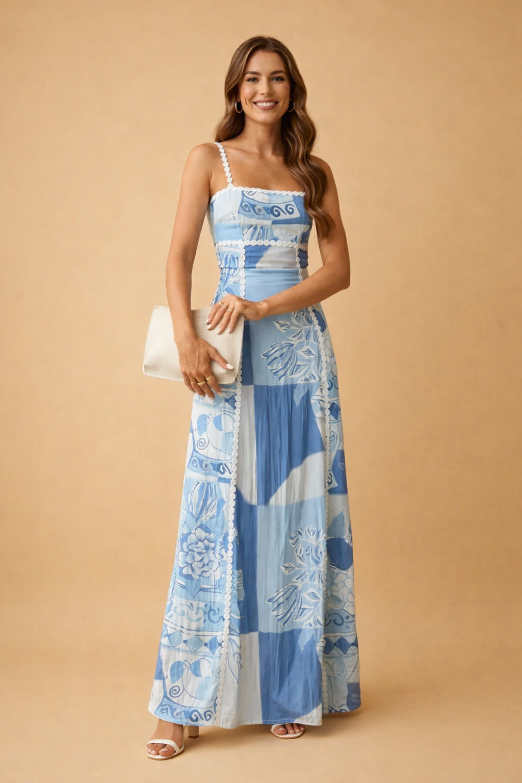 Elegantes Maxikleid mit Rückenschleife für Frauen – Perfekt für besondere Anlässe 1