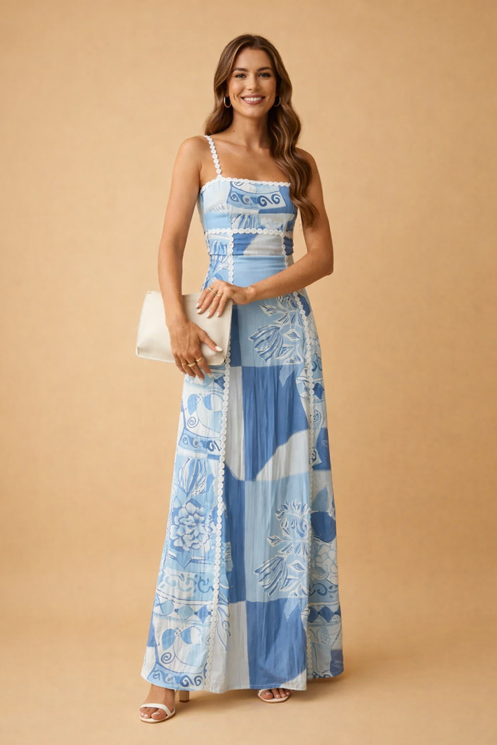 Elegantes Maxikleid mit Rückenschleife für Frauen – Perfekt für besondere Anlässe 1