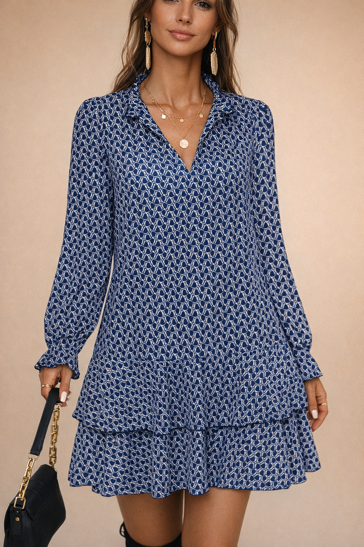Elegantes Maxikleid mit langen Ärmeln für Frauen - Perfekt für Sommerabende 0