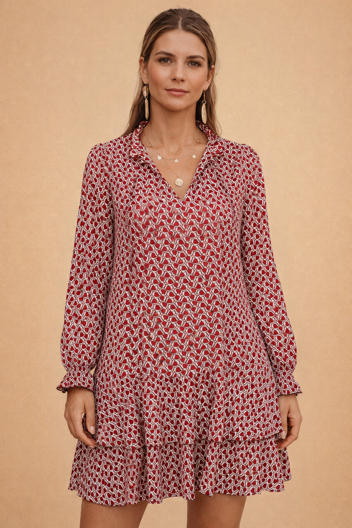 Elegantes Maxikleid mit langen Ärmeln für Frauen - Perfekt für Sommerabende 5