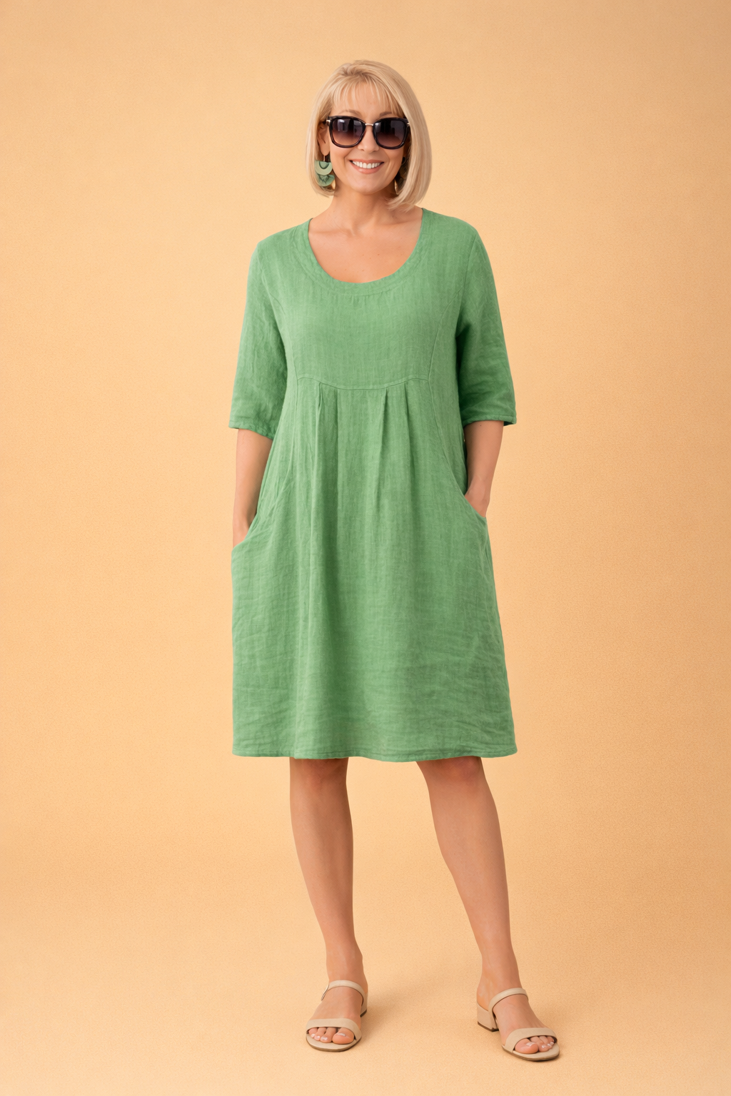 Elegantes Midi-Kleid für Frauen - Vielseitig und Stilvoll für Tag und Nacht 4