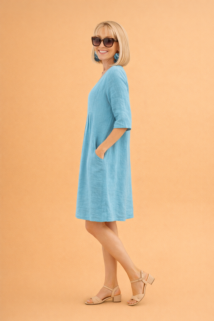 Elegantes Midi-Kleid für Frauen - Vielseitig und Stilvoll für Tag und Nacht 5
