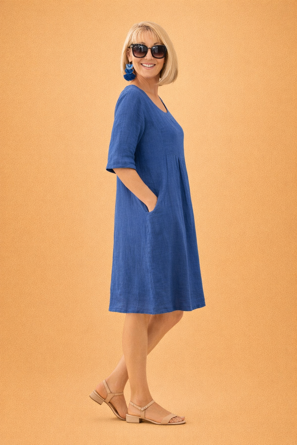 Elegantes Midi-Kleid für Frauen - Vielseitig und Stilvoll für Tag und Nacht 6