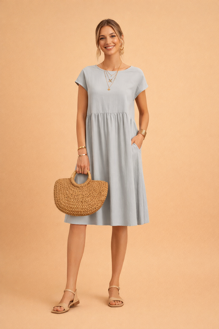 Elegantes Midi-Sommerkleid für Damen – Perfekt für warme Tage 4