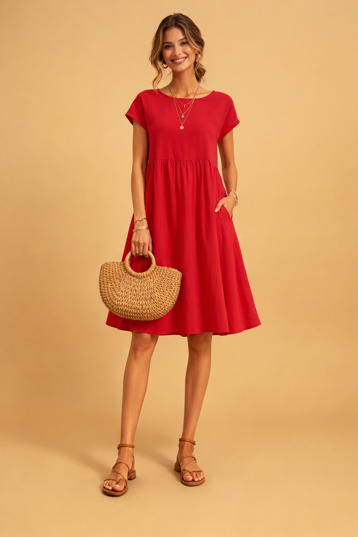 Elegantes Midi-Sommerkleid für Damen – Perfekt für warme Tage 7