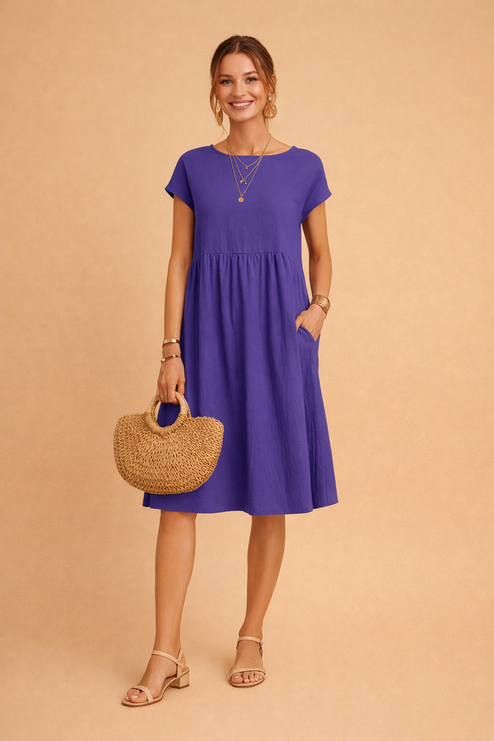 Elegantes Midi-Sommerkleid für Damen – Perfekt für warme Tage 9