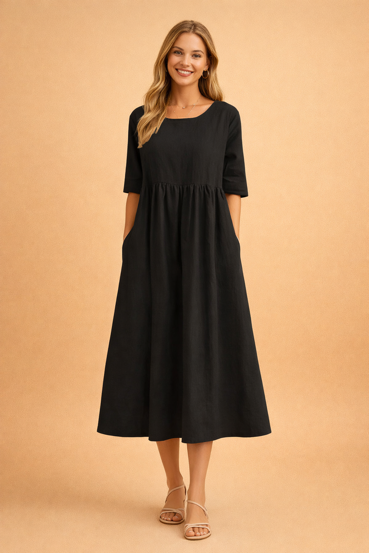 Elegantes Midi-Sommerkleid für Damen – Vielseitig und Stilvoll 5