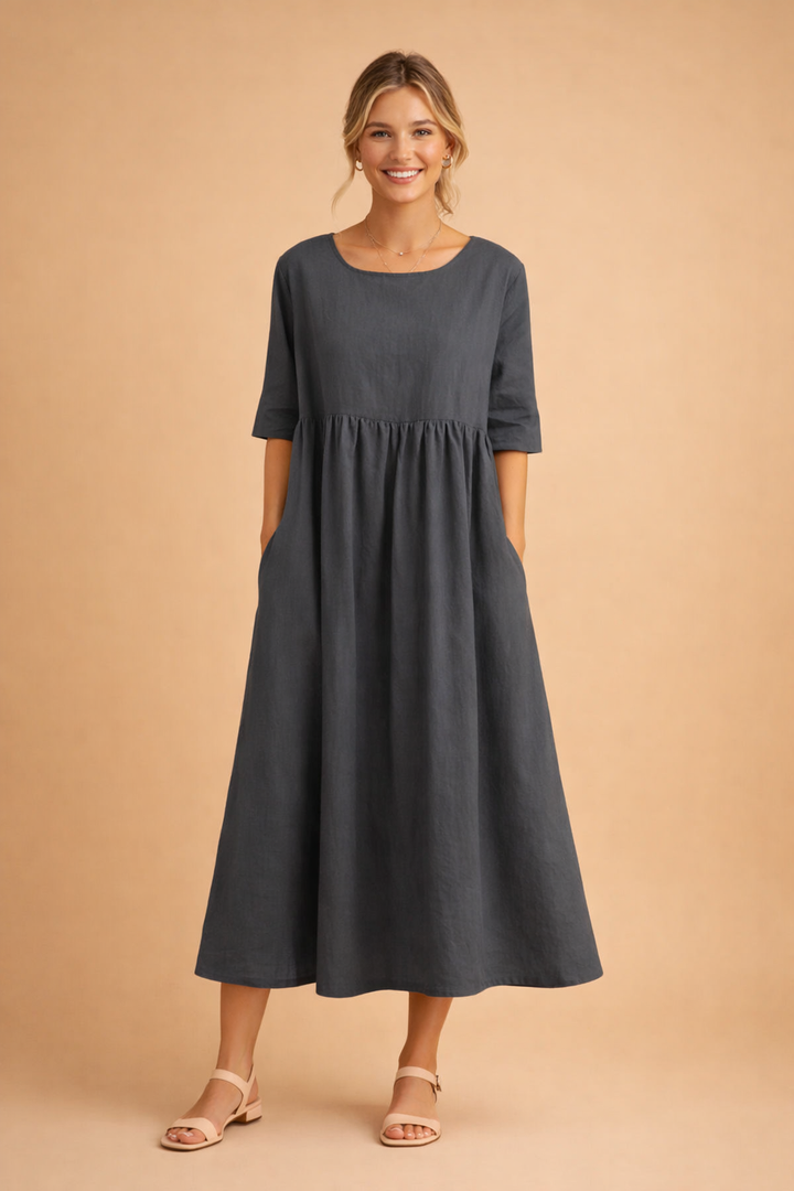 Elegantes Midi-Sommerkleid für Damen – Vielseitig und Stilvoll 6