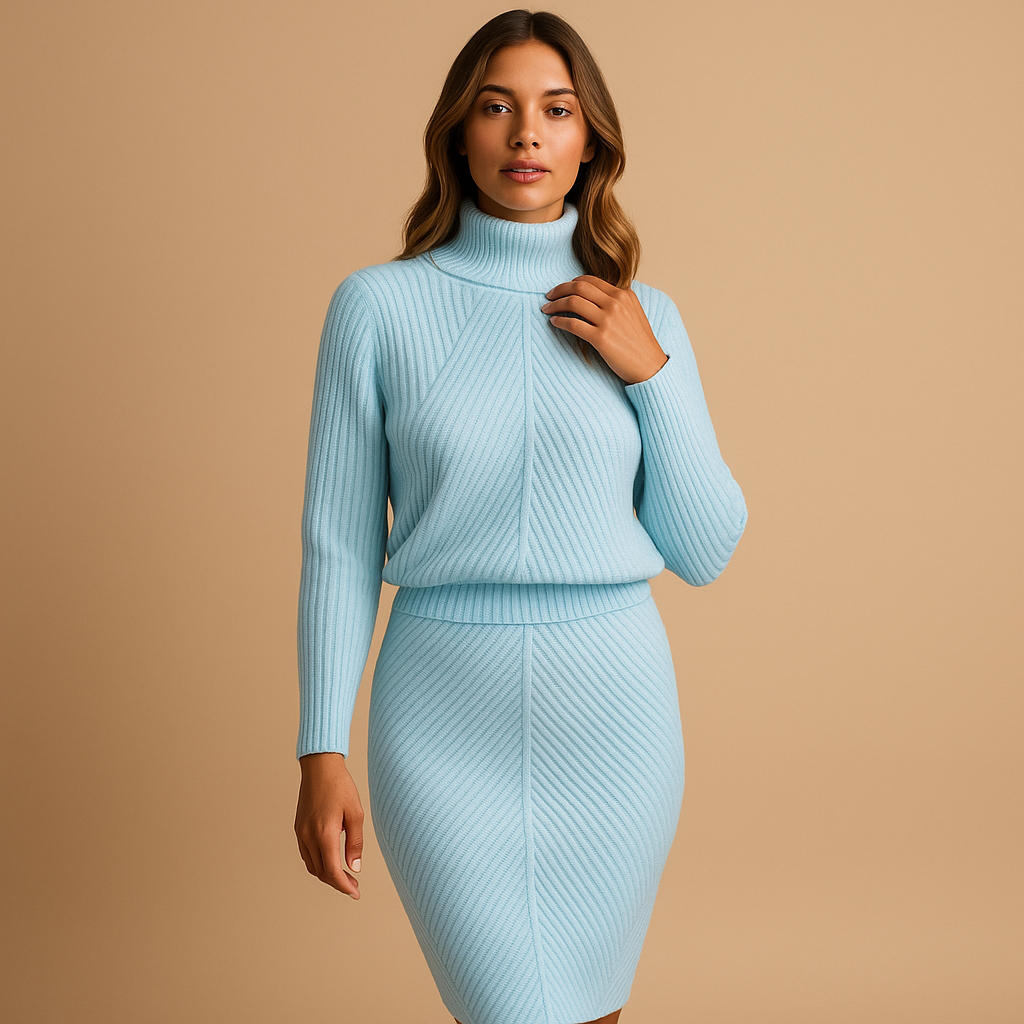 Elegantes Midikleid für Damen - Stilvolles Winterkleid für kalte Tage 4