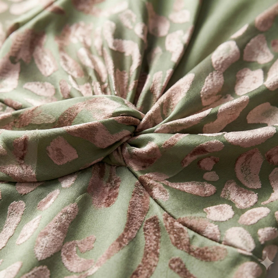Elegantes Midikleid mit V-Ausschnitt für Sommerveranstaltungen 3