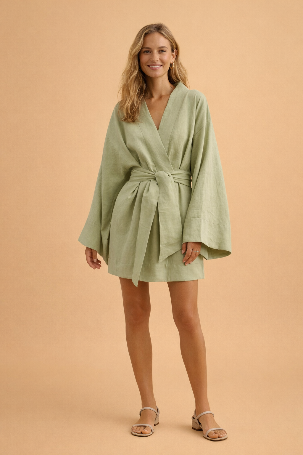 Elegantes Minikleid mit Schnürung für Frauen – Stilvolles Frühlingskleid 1