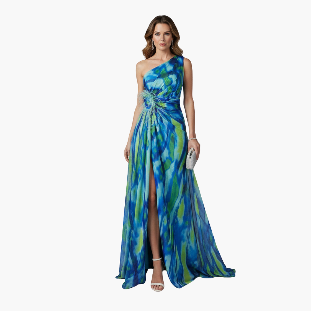 Elegantes One-Shoulder-Maxikleid für Damen – Ideal für Sommertage 1