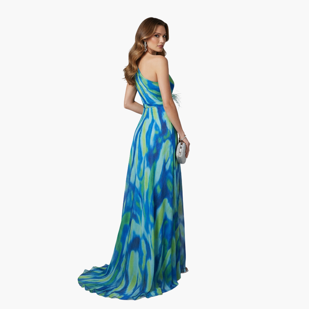 Elegantes One-Shoulder-Maxikleid für Damen – Ideal für Sommertage 3