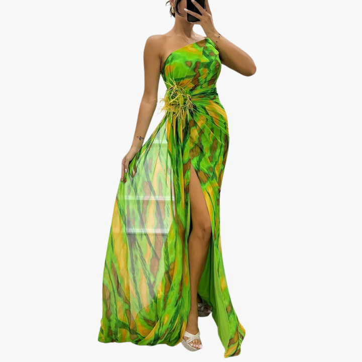 Elegantes One-Shoulder-Maxikleid für Damen – Ideal für Sommertage 9