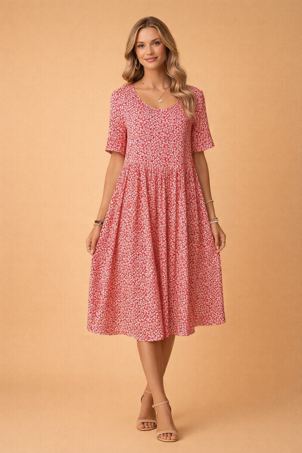 Elegantes Polka-Dot-Kleid für Frauen - Stilvoll und Vielseitig für den Sommer 1