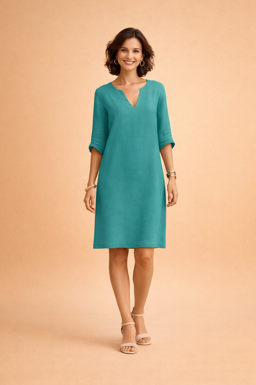 Elegantes Sommerkleid Damen Midi – Vielseitig und Stilvoll für Warme Tage 0