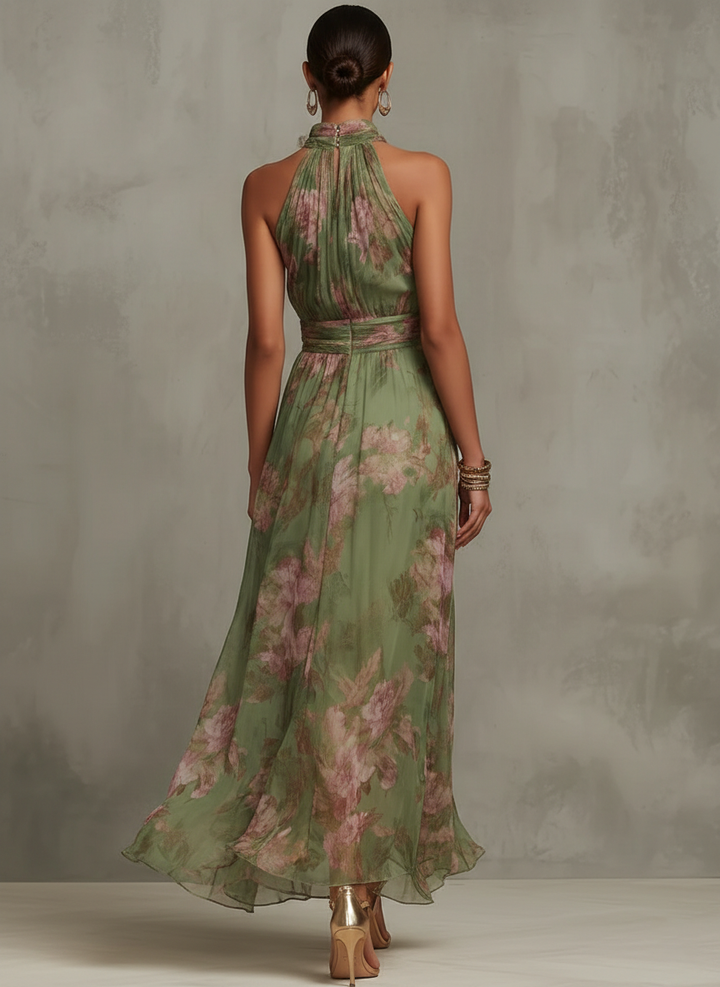 Elegantes Sommerkleid mit Blumenmuster für Damen – Leicht und Fließend 1
