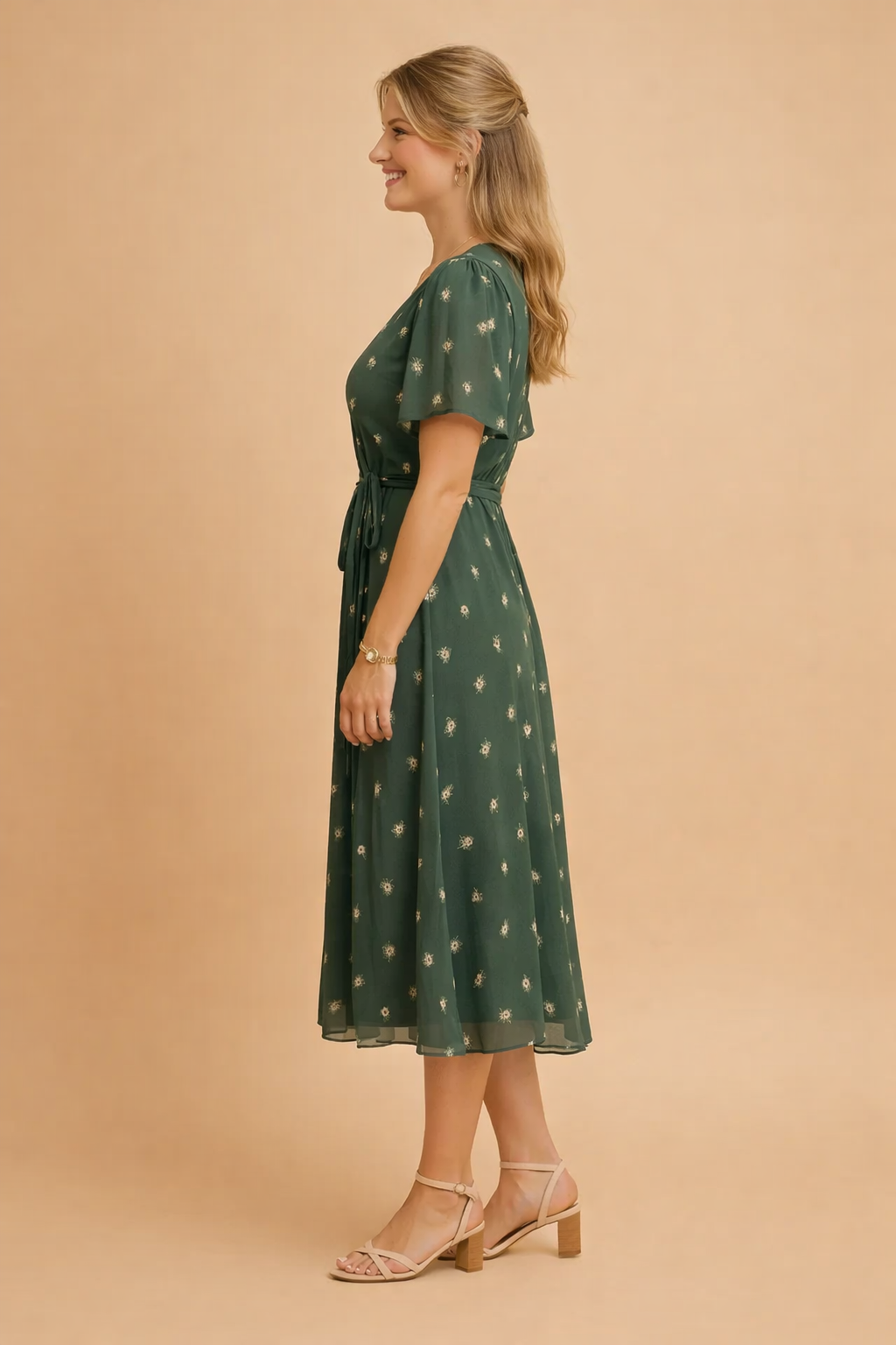 Elegantes V-Ausschnitt Kleid für Damen – Perfekt für Frühling und Sommer 2