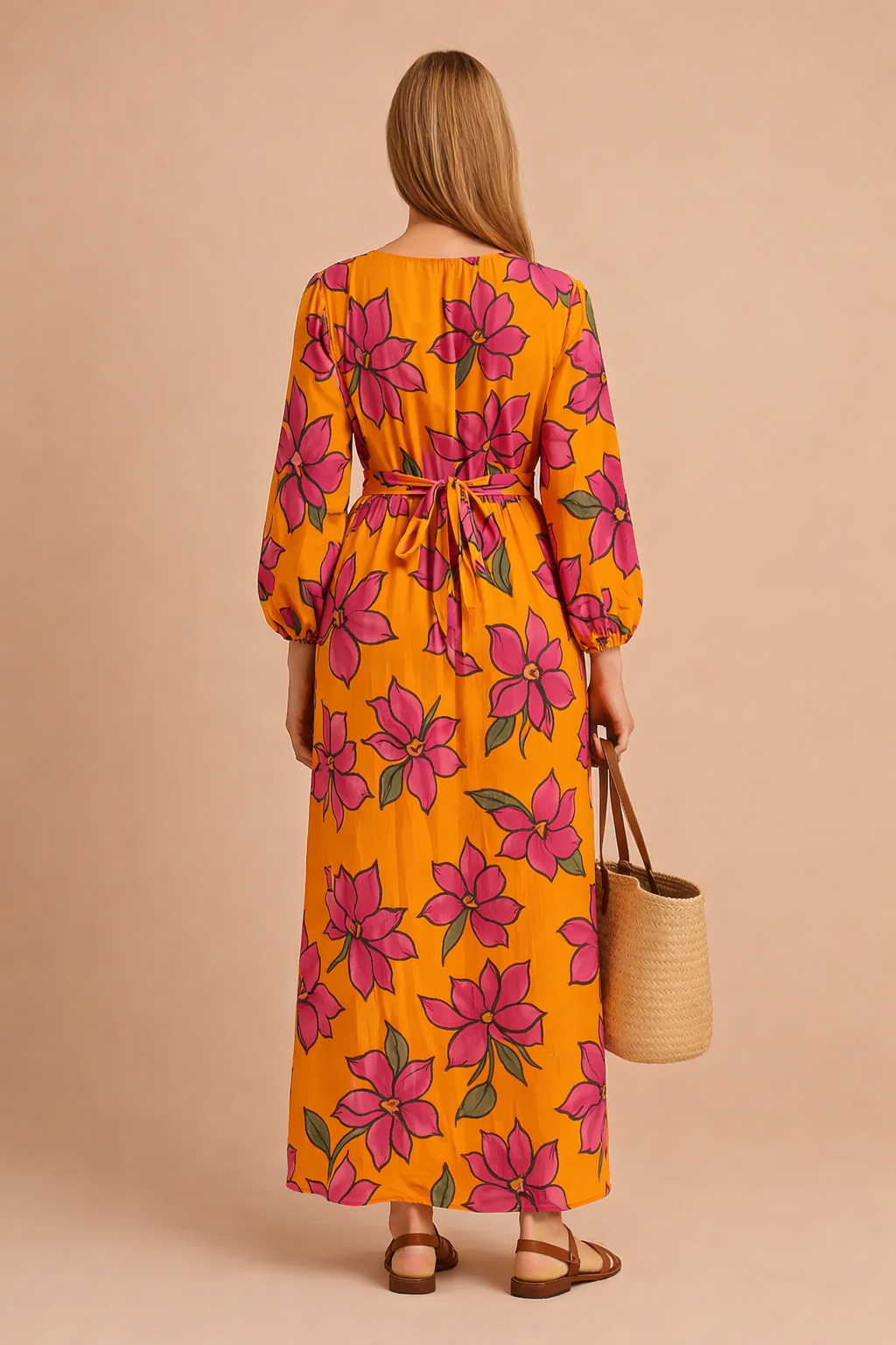 Elegantes V-Ausschnitt Kleid für Damen – Sommerliches, lässiges Design 2