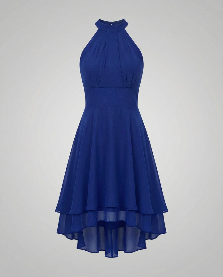 Elegantes ärmelloses Damen-Sommerkleid mit Rüschen für warme Tage 10