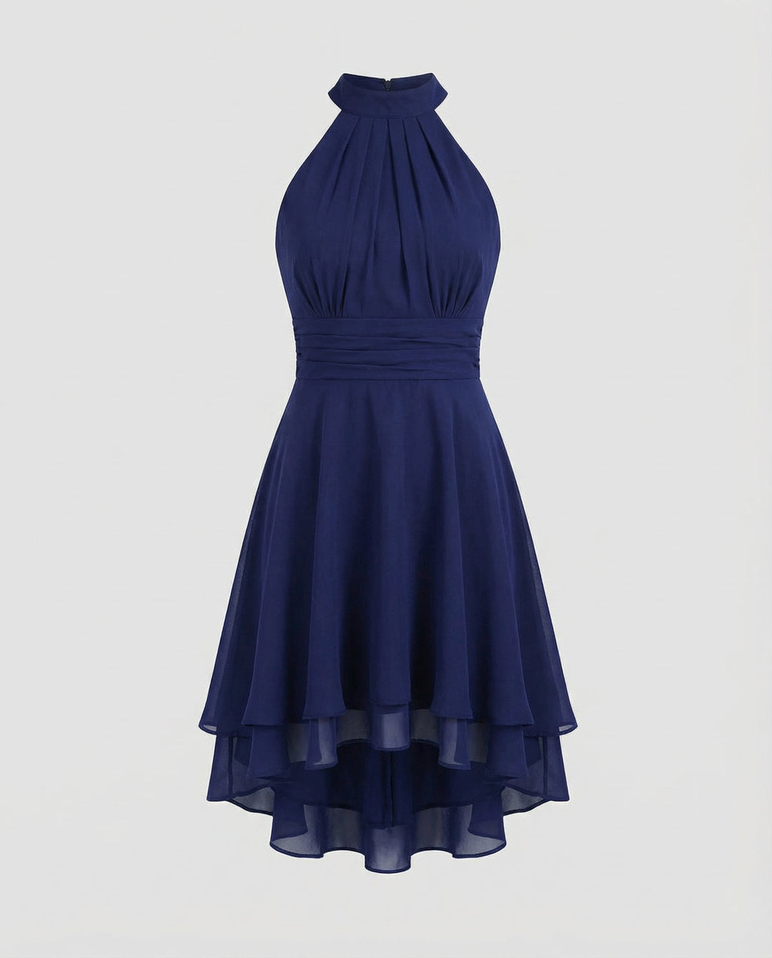 Elegantes ärmelloses Damen-Sommerkleid mit Rüschen für warme Tage 7