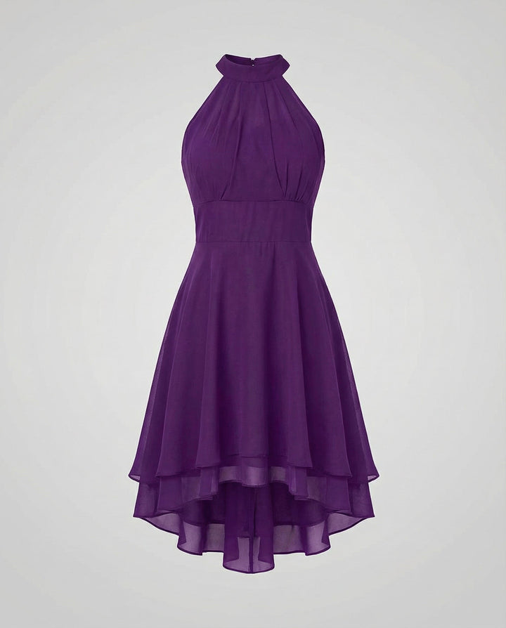 Elegantes ärmelloses Damen-Sommerkleid mit Rüschen für warme Tage 8