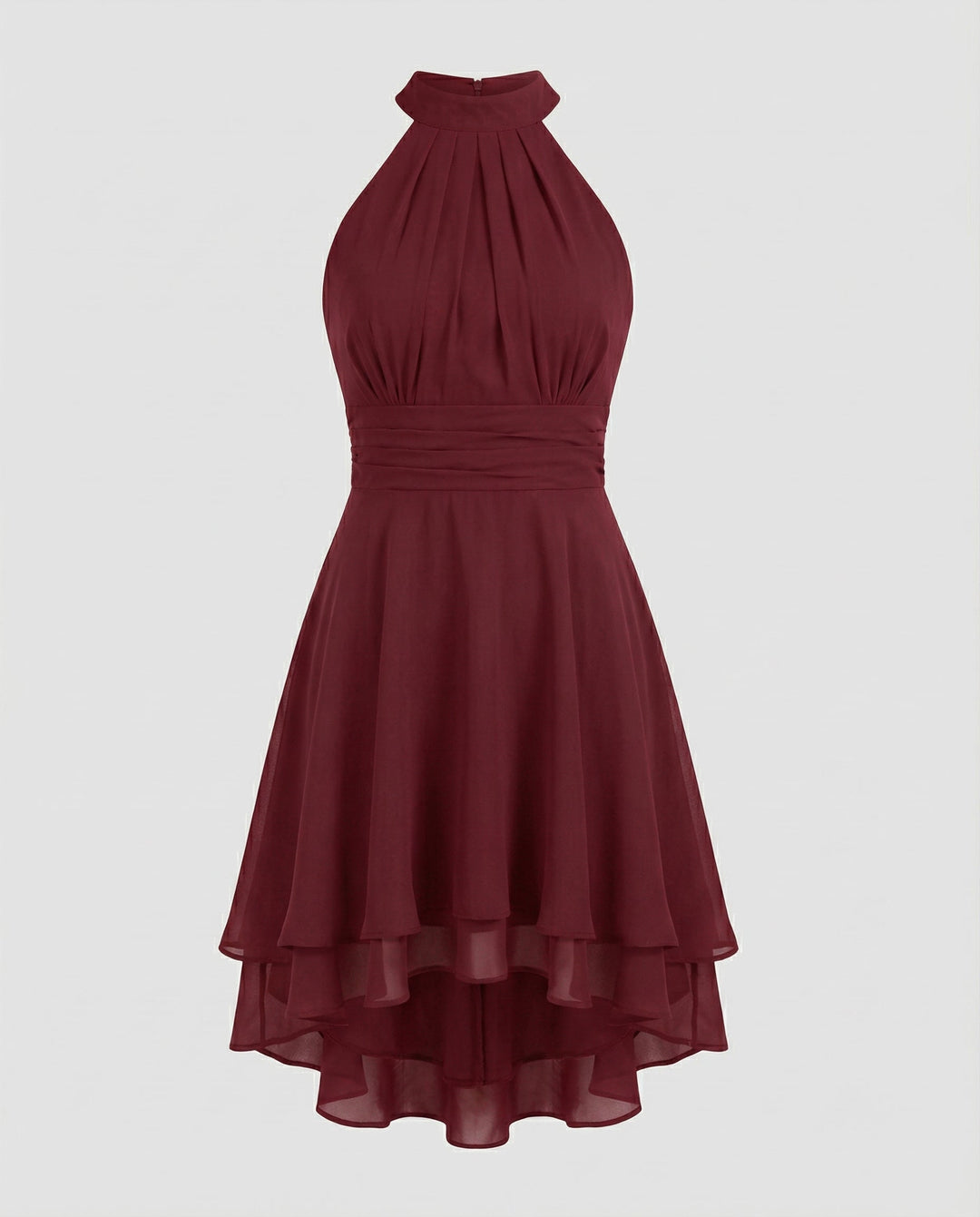 Elegantes ärmelloses Damen-Sommerkleid mit Rüschen für warme Tage 9