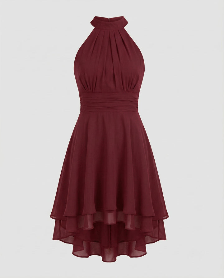Elegantes ärmelloses Damen-Sommerkleid mit Rüschen für warme Tage 9