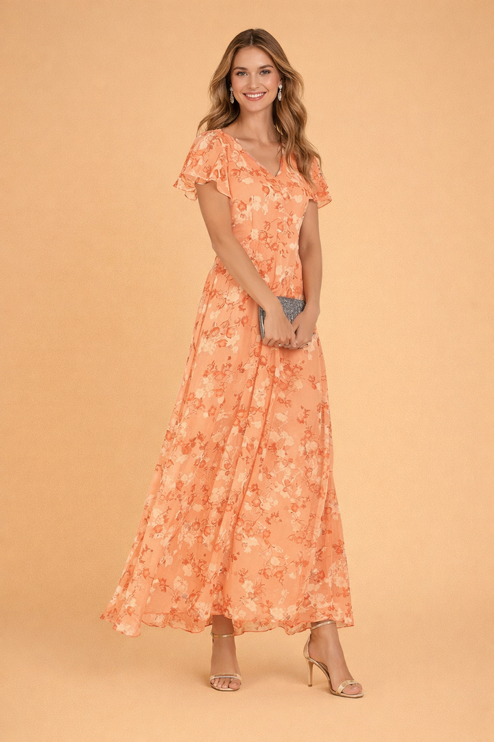 Elegantes florales Midikleid für Frauen – Perfekt für Sommeranlässe 5